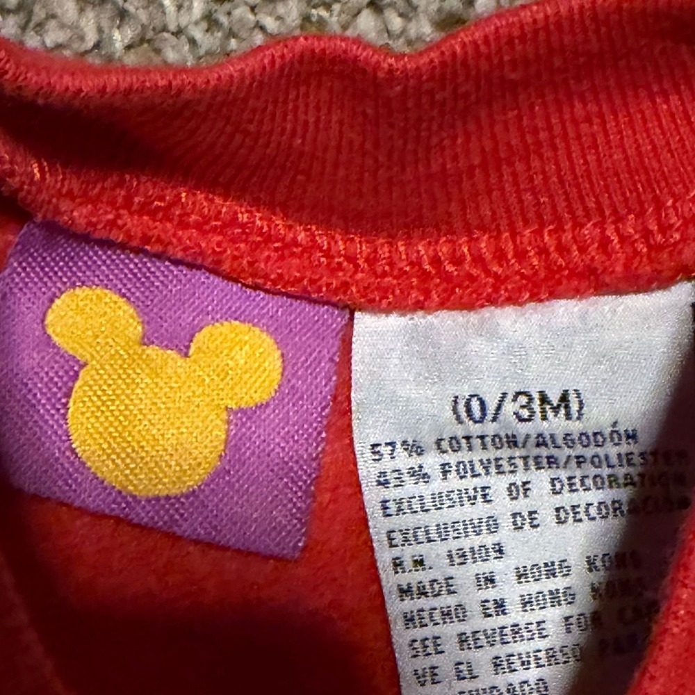 Vintage‎ Pooh baby Christmas embroidered top - Picture 3 of 4